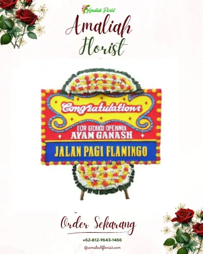 Bunga Papan Congratulation di Karasak